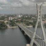picture showing a bridge on the island in Lagos, Nigeria