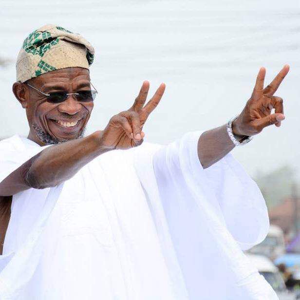 Picture showing Rauf Aregbesola while declaring Public Holidays