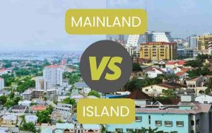picture showing lagos island vs mainland
